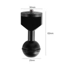 Ball Adapter w/1/4 Screw for Underwater Camera Arm Tray Photography System Newly