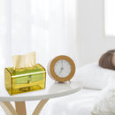 Transparent Tissue Storage Box Creative Desktop Paper Holder Organizer for Home