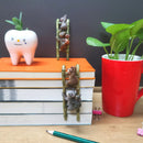 2pcs Creative Climbing Ladder Koala Flower Pot Cup Edge Hanging Ornaments Newly