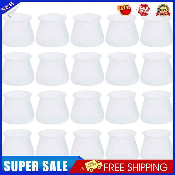 20x Furniture Table Leg Protection Cover Feet Pad Floor Anti-slip Chair Mat