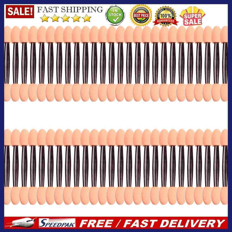 50pcs Professional Sponge Stick Makeup Eye Shadow Brush Women Cosmetic Tool