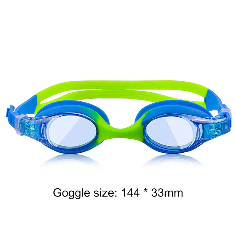 Kids Swimming Goggles Anti Fog Training Swim Glasses for Boys Girls (Green)