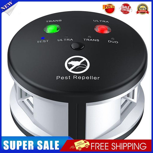 Ultrasonic Mouse Repeller 360 Degree Indoor Rodents Rat Mice Deterrent (EU)