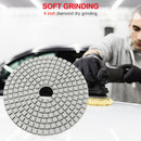 4 inch Diamond Polishing Pad Set for Granite Concrete Marble Stone Tiles Newly