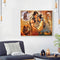 Native Wolf Drawing Frameless DIY Oil Paint by Numbers Canvas Home Decor