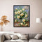 30x40cm White Rose DIY Paint By Numbers Oil Painting Kit Canvas