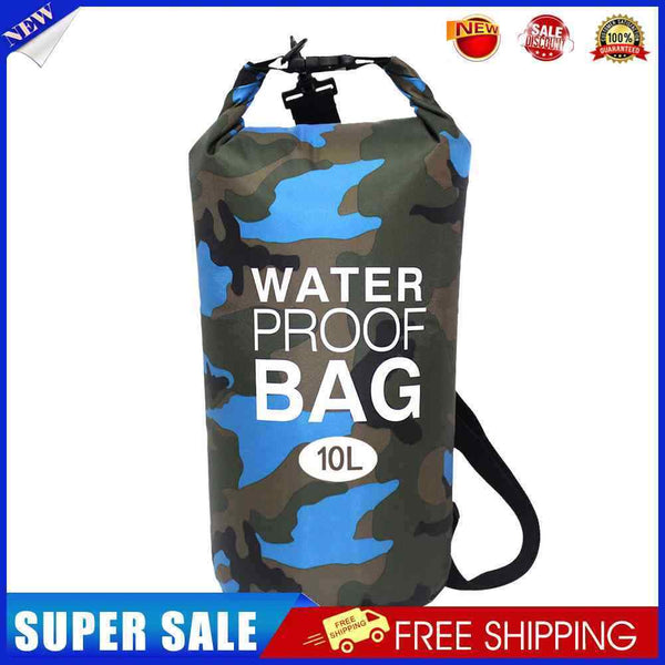 #A Camouflage Swimming Bag Waterproof Dry Sack Storage Pouch for Trekking Boatin