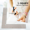 5pcs L Shape DIY Sewing Patchwork Quilting Ruler Plastic Cutting Craft