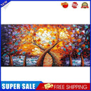 Flower Tree by Lake Oil Paint By Numbers Kits Canvas Picture Wall Art DIY