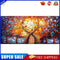 Flower Tree by Lake Oil Paint By Numbers Kits Canvas Picture Wall Art DIY