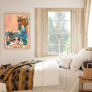 5D DIY Diamond Painting Kits Full Round Drill Playful Cat Girl Meuse