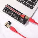 VER009S-Plus PCIE Riser 1X to 16X USB3.0 Cable SATA 6Pin Connector (Red)