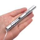 USB Charging LED Flashlight Medical Pen Light Clip Pocket Nursing Lamp (A) Newly