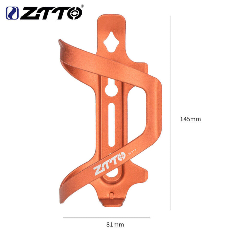 ZTTO MTB Bicycle Bottle Cage Ultralight Aluminum Kettle Bike Rack (Orange) Newly