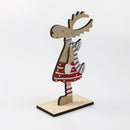 Decor Gift Home Desktop Decoration Chrismtas Wood Ornament Deer Table Craft