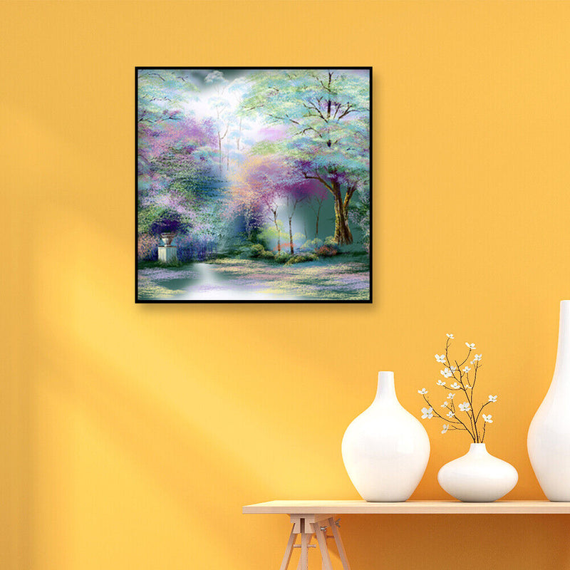 Full Round Diamond Painting Kit DIY 5D Mosaic Park Landscape Rhinestone Drawing