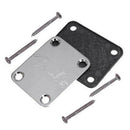 Electric Guitar Neck Plate Guitar Neck Joint Board with 4 Screws Instrument Part