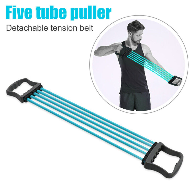 Chest Expander Band Yoga Fitness Back Arm Strength Trainer Gym Workout Equipment