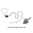 Cat Self-hey Teaser Toys Kitten Scratch Rope Mouse Door Hanging Kitty Stick