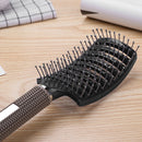 8 Color Bristle Nylon Women Wet Curly Detangle Hair Brush for Salon Styling Tool
