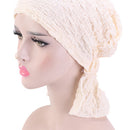 Fashion Cotton Turban Caps Muslim Headscarf Adults Warp Head Scarves Beanie H