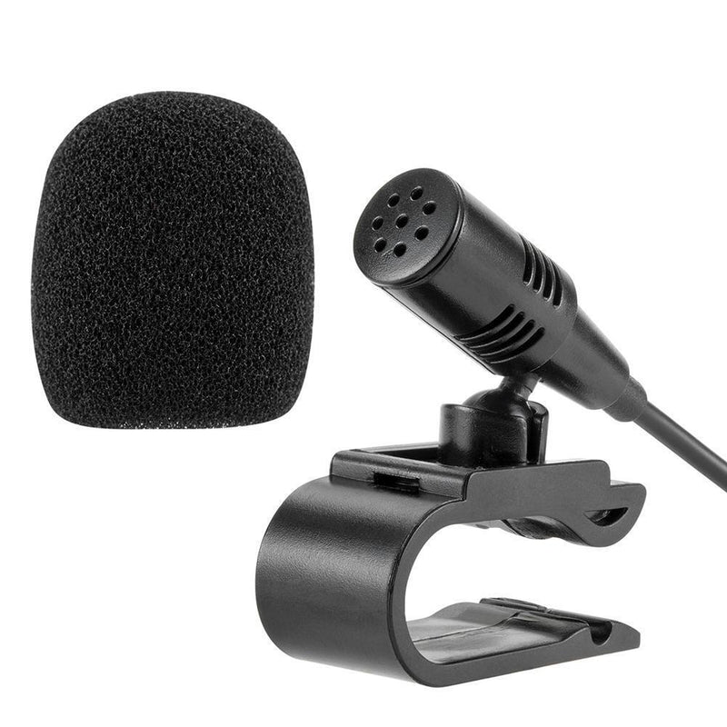 3.5mm Jack Car Microphone Stereo Plug Wired External Mic for PC Auto Radio Newly