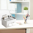 Tissue Box Napkin Holder Remote Control Home Storage Desk Organizer (Grey) Newly
