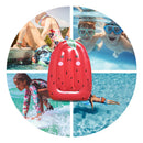 Foldable Pool Float Lounge for Kids Relaxing on Water Pool Workout and Warm U