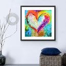 Seawang 5D DIY Full Drill Diamond Paintings Heart Cross Stitch Embroidery Mosaic Set C