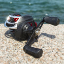 8kg Drag Strong Brake Low Profile Baitcasting Fishing Reel Metal Fishing Tack