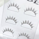 Short Makeup Tools Single Cluster Cross Makeup Lashes Messy False Eyelashes