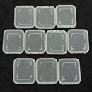 Plastic Transparent Standard SD SDHC Memory card Case Box Holder Storage-N hot.