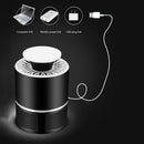 Mute Mosquito Killer Lamp USB Bug Insect Trap Radiationless Light (Black) Newly
