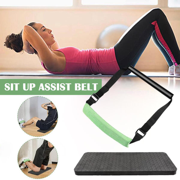 Resistance Bands Training Set Workout Exercise Sport Fitness Yoga Sit-up Assist^