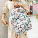 Cute Backpack Cartoon Animal Print Bookbag Large Capacity Laptop Bags for Women