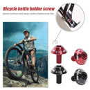 2pcs GUB G-510 Mountain Bike Water Bottle Holder Cage Screws Bolts (Red)