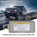 Auto Sun Visor Shade Mirror Cover Board for Benz S-Class W220 (Grey Right)