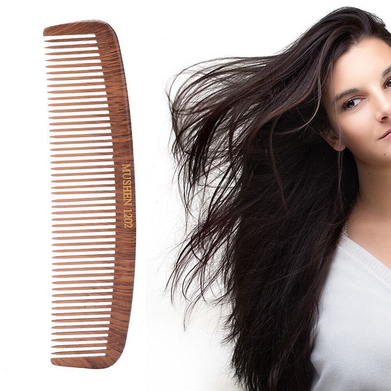 Wooden Smooth Comb Scalp Massage Anti Tangling Static Salon Hair Brush (02)
