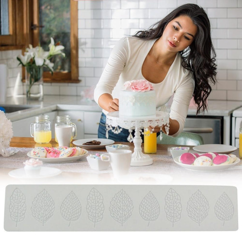 Silicone Leaf Shape Fondant ?Molds Chocolate Mould for Cake Pastry Decor
