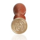 Sealing Wax Classic Initial Wax Seal Stamp Alphabet Letter G Retro Wood Newly
