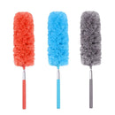 5pcs Adjustable Extend Microfiber Duster Dusting Brush Cleaning(Orange)