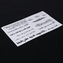 Fashion Words Temporary Tattoo Stickers Waterproof Body Art Decor