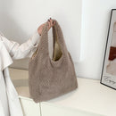 Autumn Winter Purse Handbags Portable Solid Women Fashion Shopper Bag for Travel