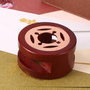 Wooden Stamp Wax Warmer Seal Beads Melting Stove Sticks Furnace Pot for Candle