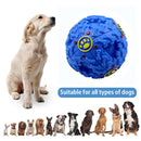 Dog Leaking Food Ball Colorful Strange Barking Pet Molar Puzzle Ball (Blue)