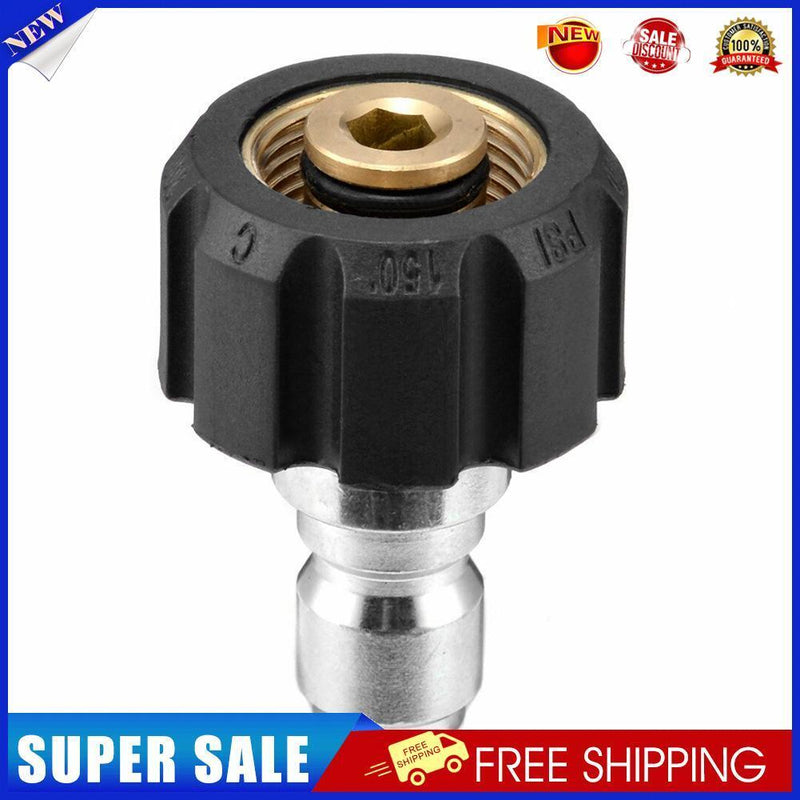 3/8 Quick Connect Male to M22 14 15 Female Adapter for Pressure Washer