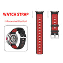 Silicone Strap for Polar Vantage V2 Watch Band Replacement (Black Red) Newly