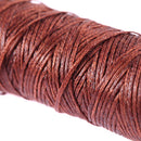150D 50m Wear Resistant Wax Thread DIY Leather Purse Sewing Line(Coffee)
