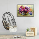 DIY Digital Painting By Numbers Flower Picture Modern Wall Art Home Decor