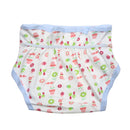 Baby Infants Breathable Soft Cotton Diaper Pants Reusable Nappy(Pot Flower)